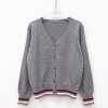 Pakaian Wanita Kekinian Doovk - kardigan rajut korean style v-neck abu-abu